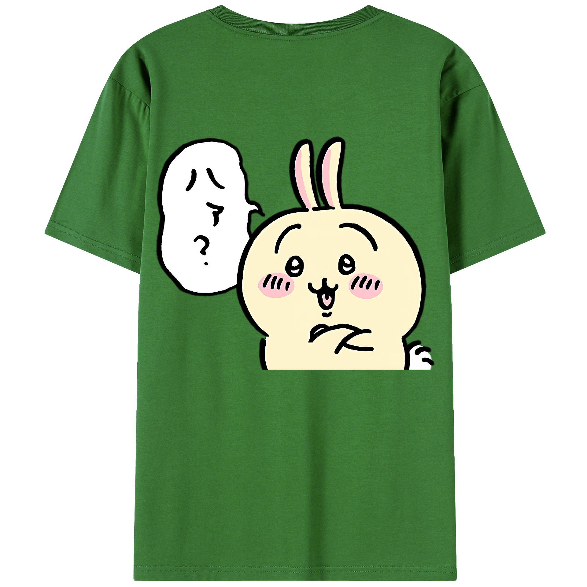 （画像用） ちいかわ うさぎ Chii-kawa usagi レディース半袖Tシャツ(バックプリント)